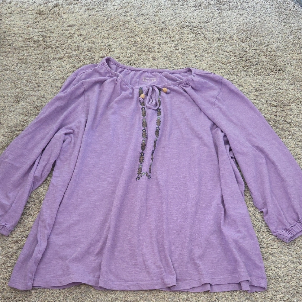 Lavender Women's SHIRT with Detail
